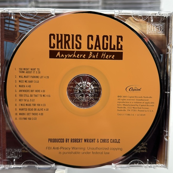 Chris Cagle - Anywhere But Here on CD - Picture 4 of 5